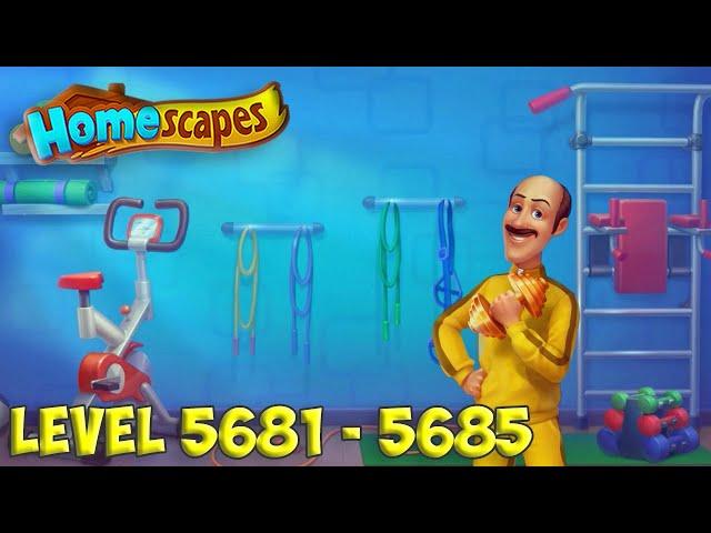 Homescapes level 5681 - 5685 [ Playrix ] HD