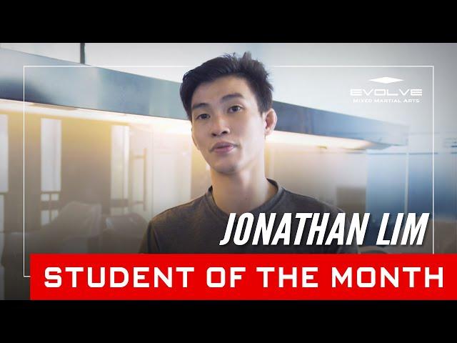 Evolve MMA | Student of the Month: 26 year old Jonathan Lim