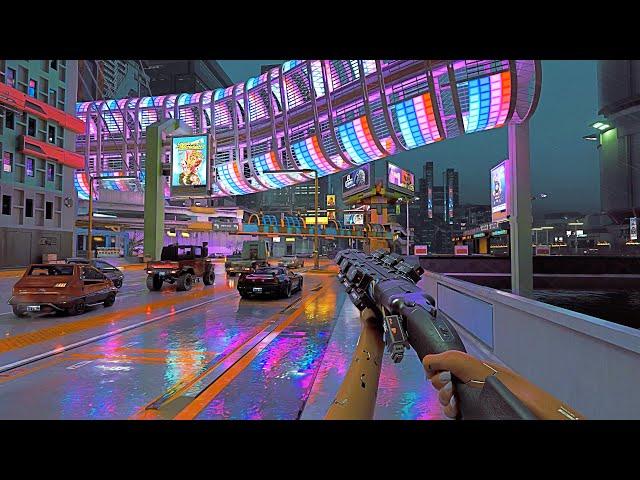 Cyberpunk 2077 - Path Tracing Overdrive RTX 5090 MAX SETTINGS 4k PC Gameplay!