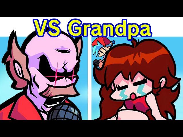 Friday Night Funkin' VS Grandpa Death FULL WEEK + Cutscenes | BF Meets GF's Grandpa (FNF Mod)