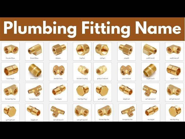 Plumbing Materials Name and Pictures || Plumbing Fittings Name || Plumbing Work | Plumbing Fixtures