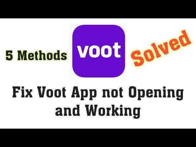 Fix Voot app not working opening issue in Android mobile