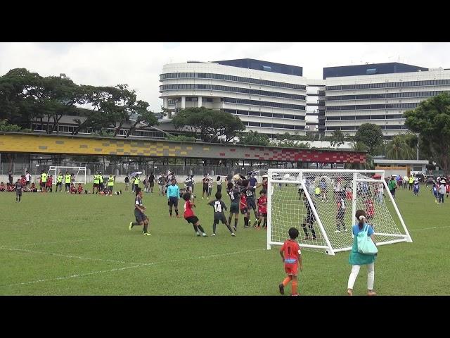 Japanese soccer festival 2017 October Albirex U12 Orange vs Globar U12 A（Qualify 2