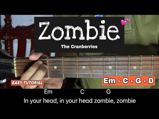 Zombie - The Cranberries | Guitar Tutorial | Easy Chords