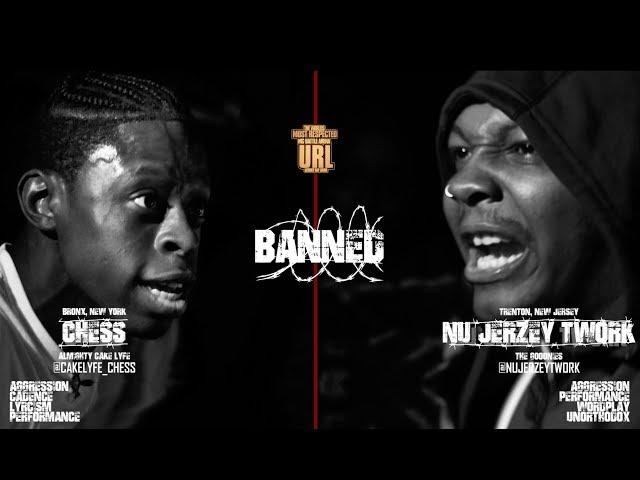 BANNED: NU JERZEY TWORK VS CHESS RAP BATTLE | URLTV