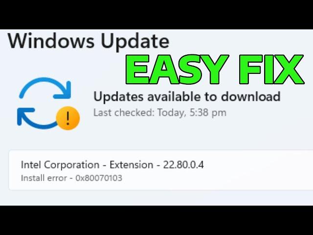 How To Fix 0x80070103 Windows Update Error