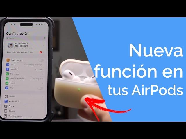 ¿YA PROBASTE la NUEVA FUNCIÓN en tus AIRPODS?