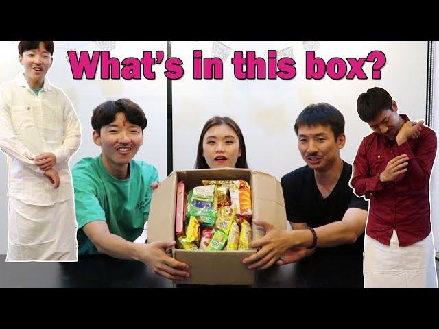 What's in the box from India?│Unboxing Korean Reaction│Korean try Indian Clothes, Snacks