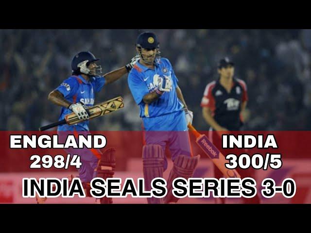 India Vs England 3rd Odi 2011 Mohali! INDIA'S Proper Dominance Against England! Cricketing Glory 3-0