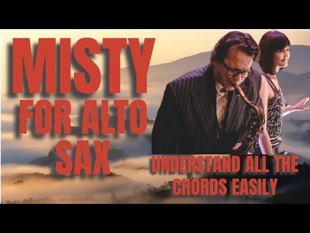 How to improvise over Misty on alto saxophone