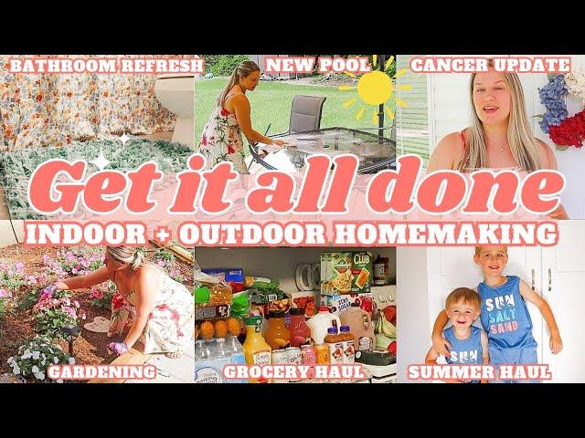 GET IT ALL DONE | INDOOR + OUTDOOR CLEAN WITH ME | ALL DAY EXTREME CLEANING MOTIVATION | MarieLove