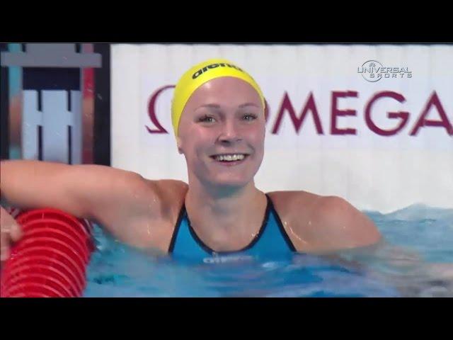 Sarah Sjostrom breaks World Record again - Universal Sports