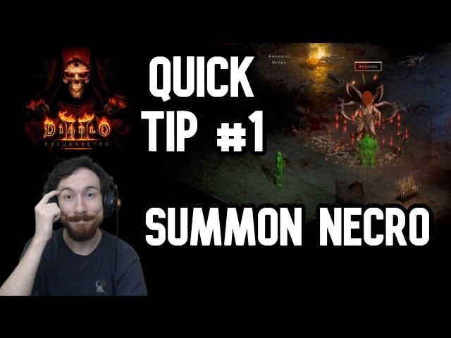 [Diablo 2] CHEESE ALL BOSSES with Summon Necro!