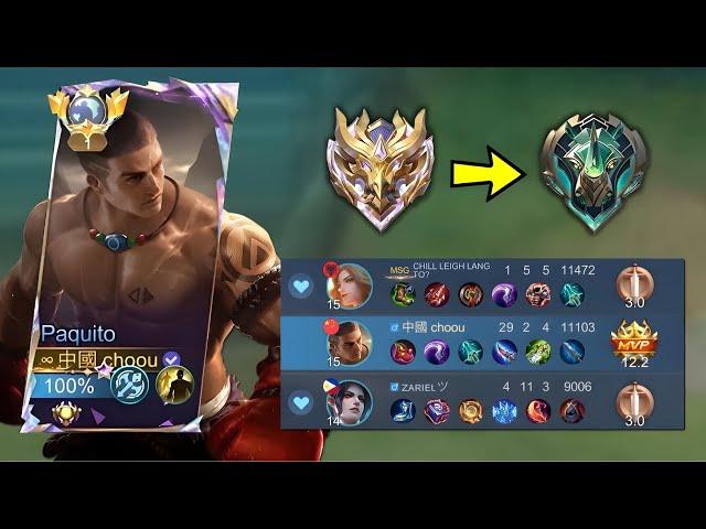 THIS IS WHAT HAPPEN WHEN 500 STAR IMMORTAL BACK TO EPIC!! (unli one shot) - MLBB