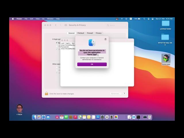 How to fix "you do not have permission to open the application "Game app", another easy solution