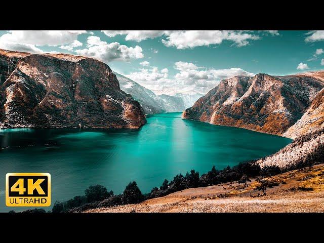 6 hours Magnificent Views of the Earth 4k with Relaxation Music