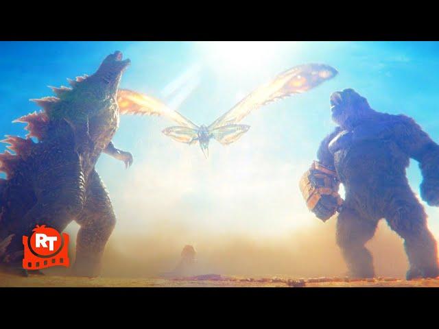 Godzilla x Kong: The New Empire (2024) - Godzilla vs. Kong & Mothra | Movieclips