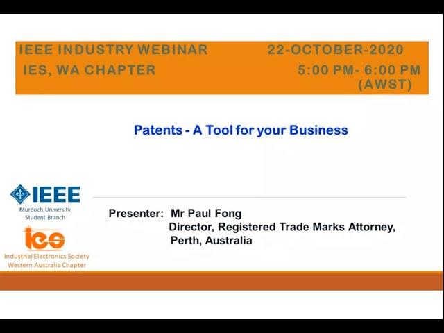 Patents - A Tool for your Business