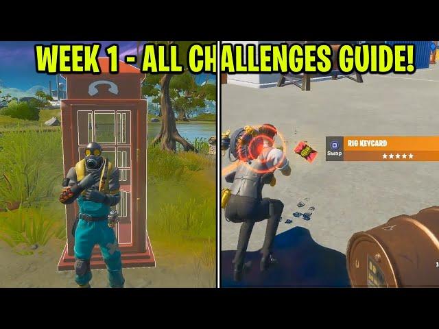 WEEK 1 CHALLENGE GUIDE "BRUTUS BRIEFING" + "MAYA" (Fortnite Season 2 Challenges How To)