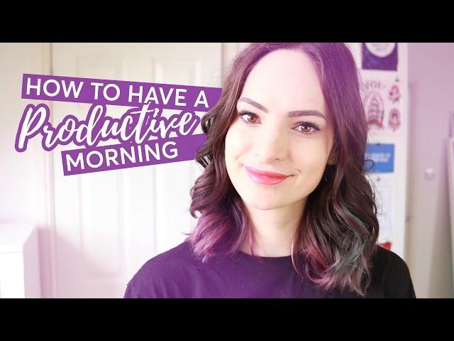 How to have a productive morning | CharliMarieTV