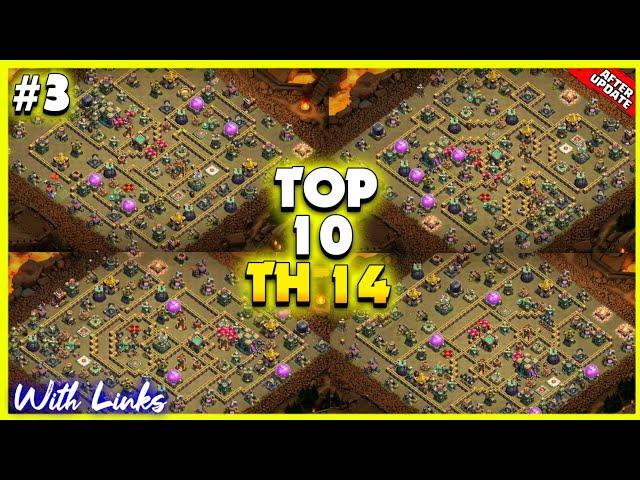 Top 10 TH14 War Base with Link | Queen Walkers vs M.S Esports & VN Tompinai vs RVNT Bases