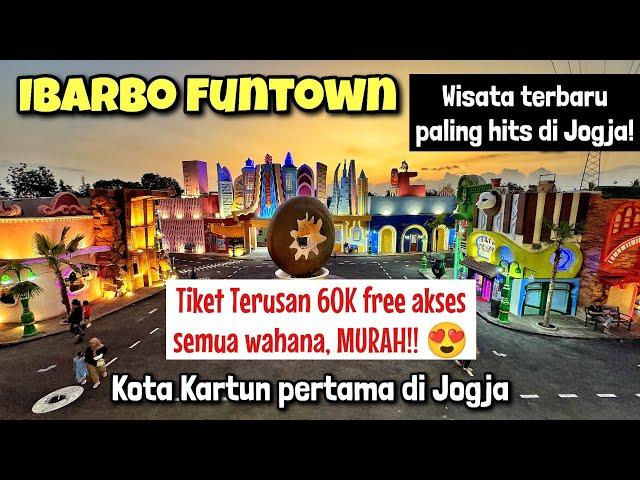 KOTA KARTUN PERTAMA DI JOGJA! IBARBO FUNTOWN - IBARBO PARK TERBARU 2024