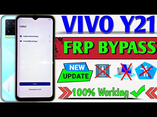 VIVO Y21 FRP BYPASS LATEST UPDATE 2025 | VIVO Y21 GOOGLE ACCOUNT UNLOCK TALKBACK NOT WORKING