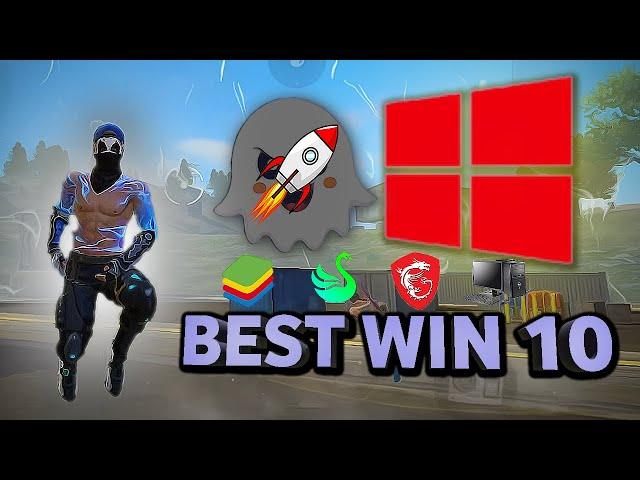 اقوي نسخه ويندوز 10 سوبر لايت للاجهزه الضعيفه  مخصص للمحاكيات فري فاير  BEST WIN 10 LOW END PC