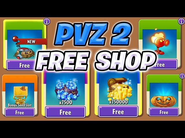 PvZ 2 Free Shop Hack 9.4.1 - All Plants + Infinite Coins and Gems