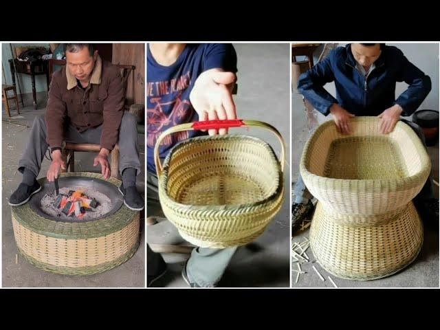 Bamboo Crafts - Awesome bamboo craft making - How to make wonderful crafts from bamboo@EATINGMUKBANG43