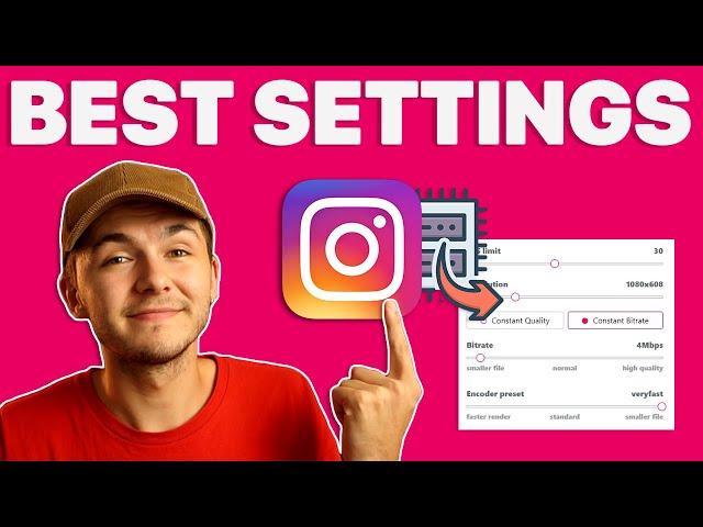 What is the best video format for Instagram? - (Aspect ratio, bitrate, fps, resolution,...)