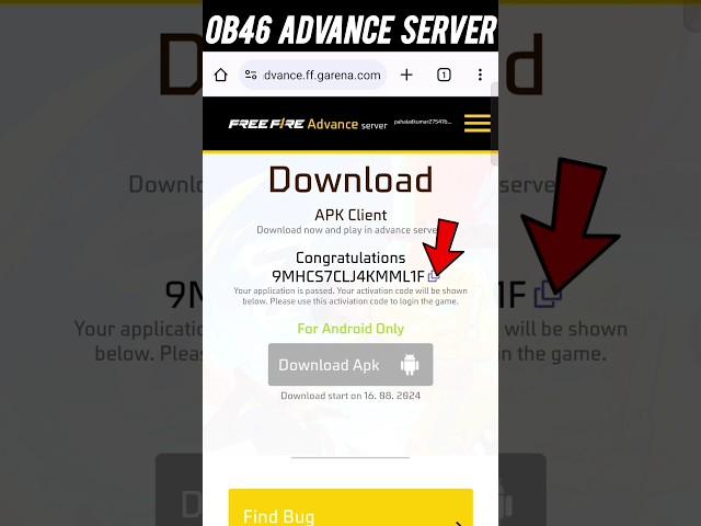 advance server activation code ff ob46 advance server activation code #hakertechtechno