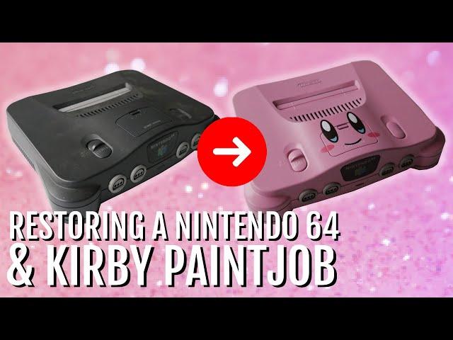 Making a Custom Kirby Nintendo 64! And i refurbish and it! | Fistbumpbros