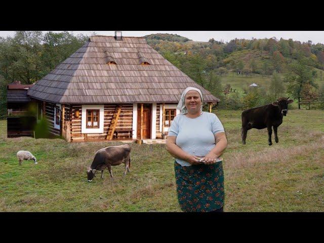 Life by the Ukrainian border in Romania. Mountain village and traditional food