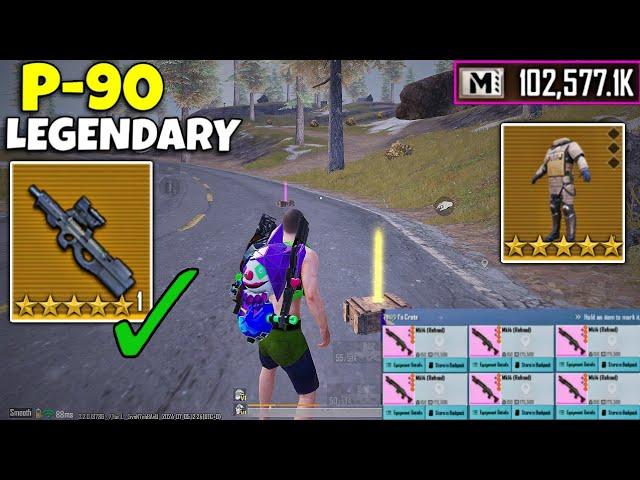 Killing all Enemies with Legendary p90 | PUBG METRO ROYALE