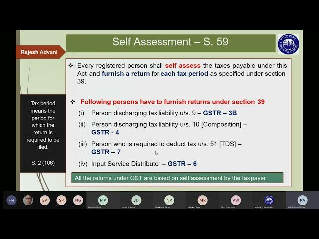 ASSESSMENT & ADJUDUCATION UNDER GST