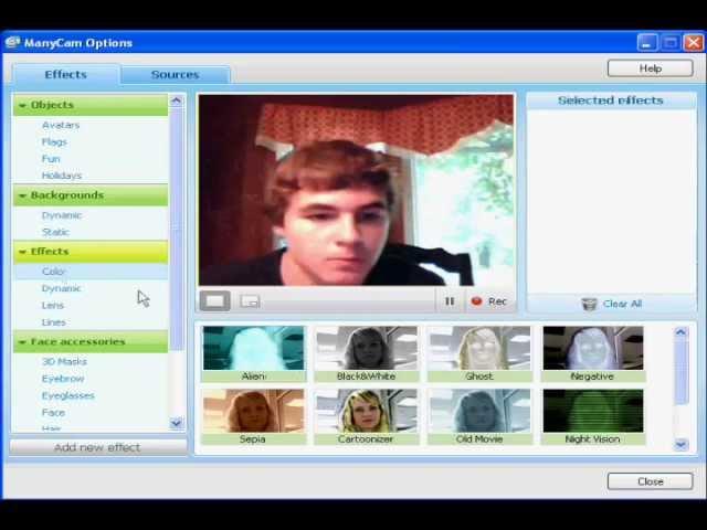 how to use manycam with omegle plus effects