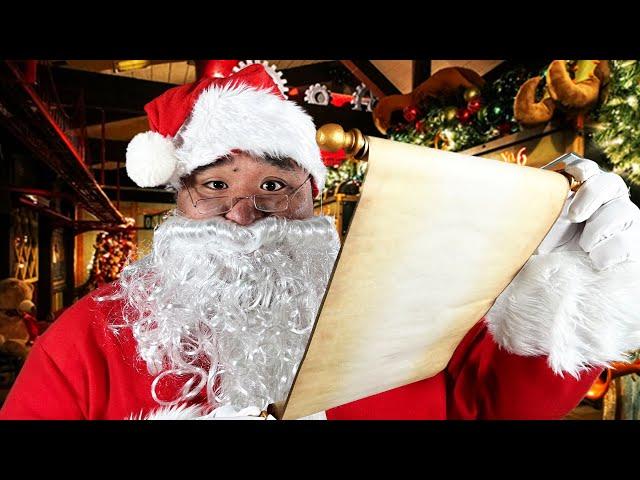 ASMR Santa Checks His Christmas List -  Relaxing Roleplay for SLEEP