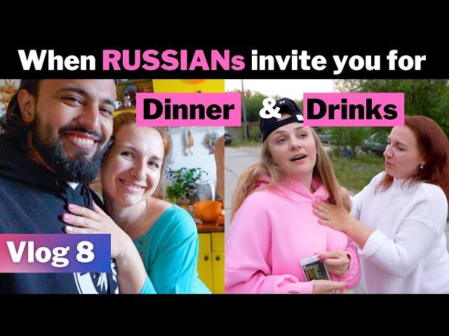 What happens in Dinner & Drinks party in a Russian House ? Indian in Russia