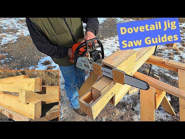 Making Chainsaw Guides for Log Dovetail Jigs