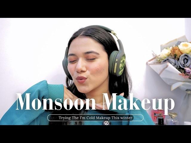 I'm Cold Makeup Look | Glowy Dewy Makeup For Winter | Malabar Mingle