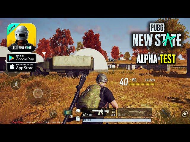 PUBG: NEW STATE - ALPHA TEST GAMEPLAY (ANDROID/IOS)