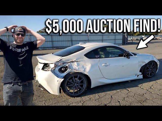 I Bought A CRASHED 2023 BRZ At Auction For $5,000. WILL IT RUN?