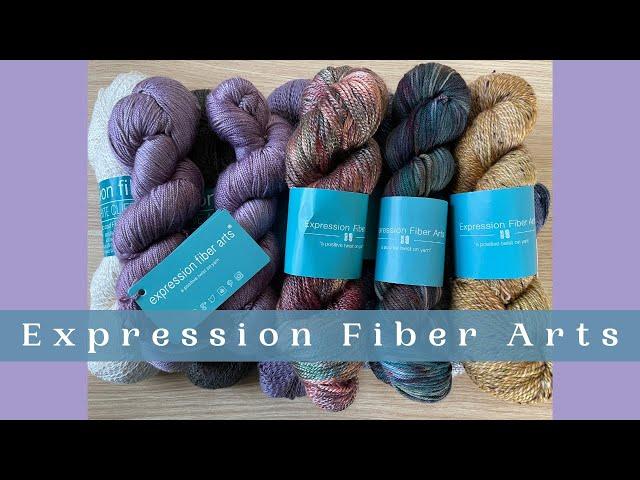 Expression Fiber Arts YARN Stash and Projects!