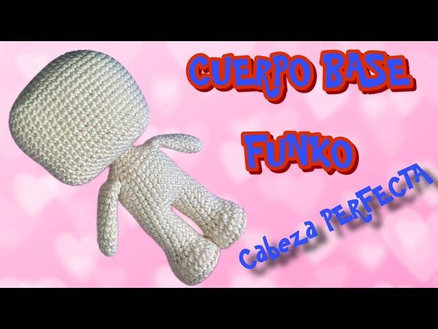 CUERPO BASE FUNKO AMIGURUMI CABEZA PERFECTA (SUBS) #funkoacrochet #funkotejido