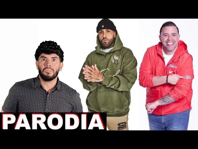 El molusco y Nicky Jam coquetean en plena entrevista