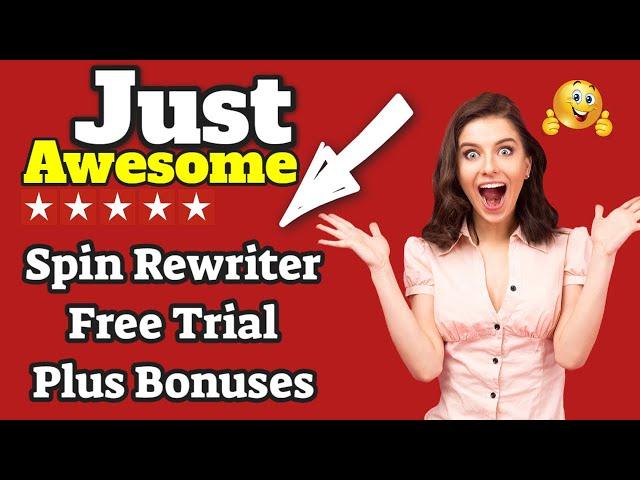 The Best Spin Rewriter Free Trial Demo - How The Best Article Rewrite Software Works (2022)