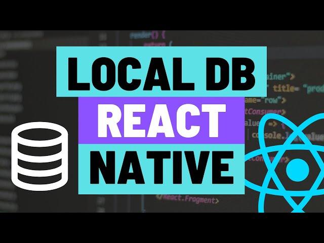 Local SQLite Database for Expo React Native App with Import and Export Database from Device Files