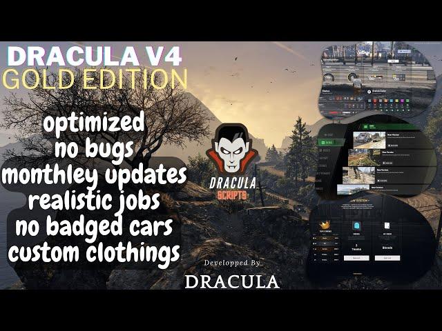 Dracula V4.0 | The Gold Edition  | The Most Realistic Fivem Server | Now is out for Sell !