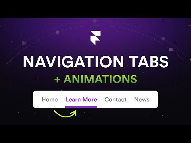 Framer / How to Create Fixed Navigation with Tab Animation (Easy)